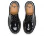 Dr. Martens 1461 chaussure richelieu femme en cuir verni noir brillant