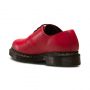 Dr. Martens 1461 chaussures richelieu en cuir lisse satchel rouge