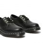Dr. Martens 1461 Hardware chaussures femme richelieu en cuir noir