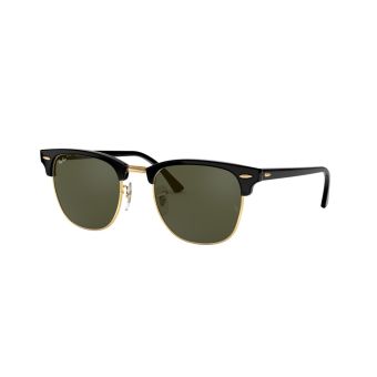 Ray-Ban Lunettes de soleil Clubmaster Classiques en Noir/Arista