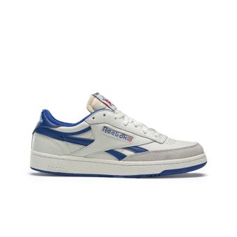 Reebok Chaussures Club C Revenge Vintage en Craie/cyan royal/rouge extrême