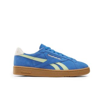 Reebok Chaussures Club C Grounds UK en Bleu cinétique/Lime astro/Vintage C