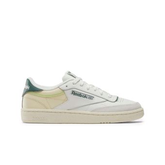 Reebok Chaussures Club C 85 pour femmes en Craie/Vintage Craie/Vert Échappée