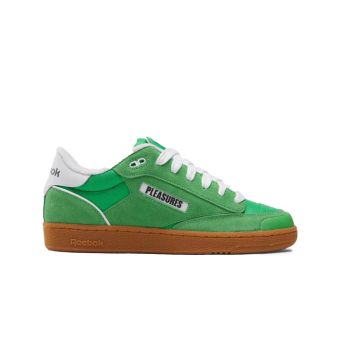 Chaussures Reebok X Pleasures Club C Bulc en vert