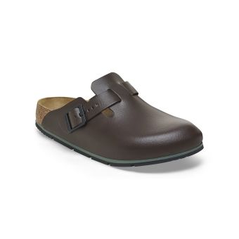 Birkenstock Boston Pro en cuir régulier en Java doux