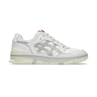 Asics EX89 Chaussures de sport unisexes en Blanc/Gris Glacier