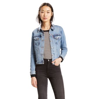 Levi's Veste Trucker Originale en Jeanie - Medium Wash