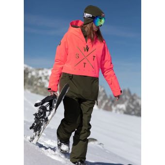 Watts Veste de Ski Metdog en Rose fluo