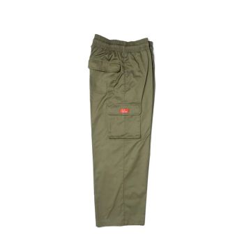 Cookman Pantalon de chef cargo large en Olive