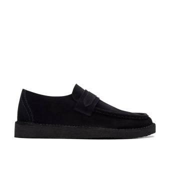 Clarks Nomad Loafer Suède en Noir