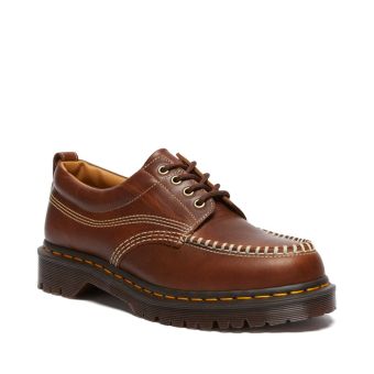 Dr. Martens Chaussures à bout mocassin en cuir de chez Lowell en Caramel au beurre