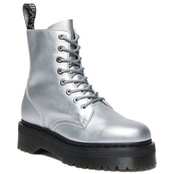 Dr. Martens Bottes de plateforme en cascade métallique Jadon en Argent