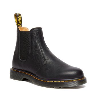 Dr. Martens Bottes Chelsea en cuir d'ambassadeur 2976 en Noir