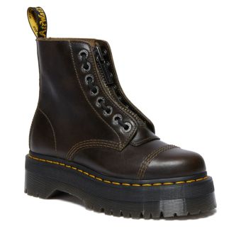 Dr. Martens 1460 Bottes Panel a lacets Fait en Angleterre en cuir en Noir NEON Canada