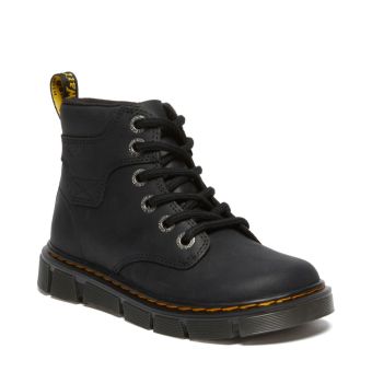 Dr. Martens Bottes de cheville en cuir Junior Raffe en Noir