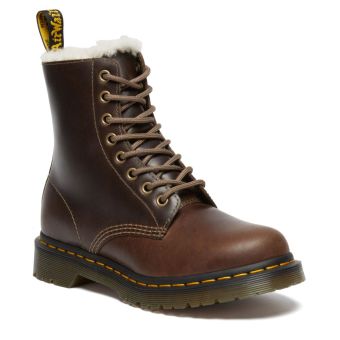 Dr. Martens Bottes Pascal Serena 1460 en Kaki foncé