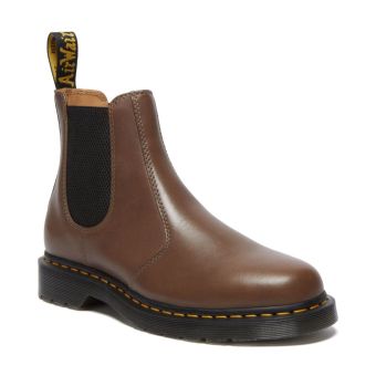 Dr. Martens 2976 Bottines Chelsea Artimus jaunes en point sellier en Kaki