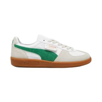 Puma Baskets en cuir Palermo en PUMA Blanc/Gris Vapeur/Vert Archives