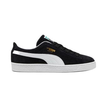 Puma Classique en daim en Noir/Blanc