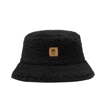 Turtle Fur Chapeau de seau à écraser en Noir