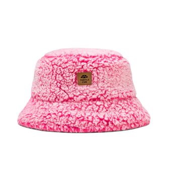 Turtle Fur Chapeau de seau à écraser en Rose somptueux