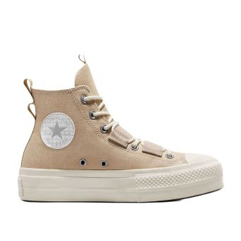 Converse plateforme doré best sale