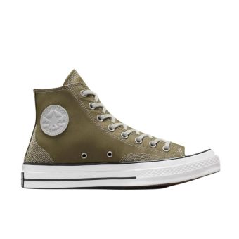 Converse Chuck 70 Canvas Multi-Stitch High Top en Sloth moussu / Fossilisé