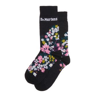 Dr. Martens Chaussettes en mélange de coton avec motif floral vintage en Multi-coloré