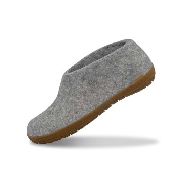 Glerups La Chaussure avec semelle en caoutchouc naturel en gris