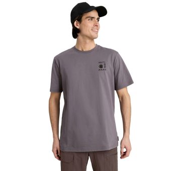 Kathmandu T-shirt en coton biologique pour hommes "Camp Vibes" en Quartz clair