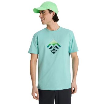 Kathmandu T-shirt en coton biologique avec motif Horizon pour hommes en Éclaboussure
