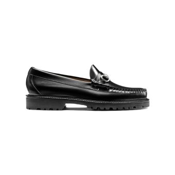 G.H.BASS Mocassins Lincoln Bit Lug pour homme en Noir