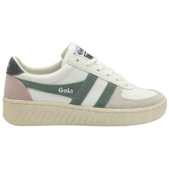 Gola Baskets Grandslam Trident pour Femmes en Blanc/Ardoise/Ombre