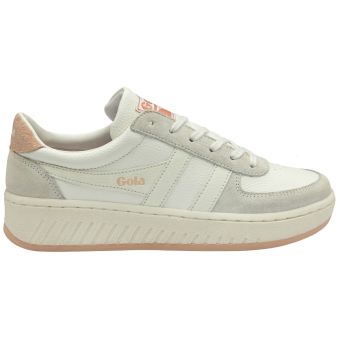 Gola Baskets Grandslam '88 pour Femmes en Blanc/Blanc/Rose Perle