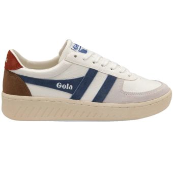 Gola Classiques Hommes Espadrilles Grandslam Trident en Blanc/Clair de lune/Rouille