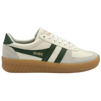 Gola Sneakers Classics Men's Grandslam Elite en Blanc cassé/vert sapin/brun clair