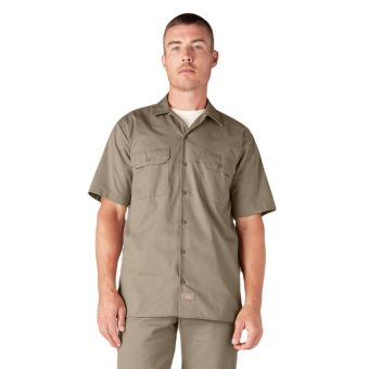 Dickies Chemise de travail à manches courtes en Sable du désert