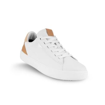 Vessi Chaussure de sport Soho pour femme - Coupe régulière en Blanc/Teck