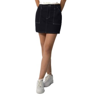 Jupe de charpentier taille haute pour femme de Dickies en Noir