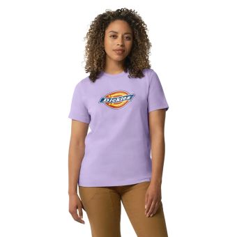 T-shirt pour femmes avec logo et lourd Dickies en violet