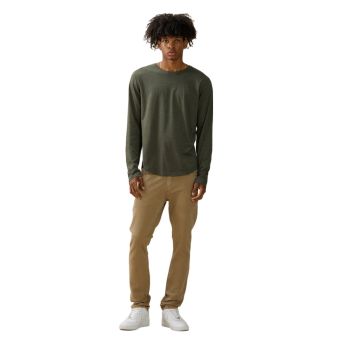 Kuwalla Tee-shirt à manches longues Eazy Scoop en Olive foncé