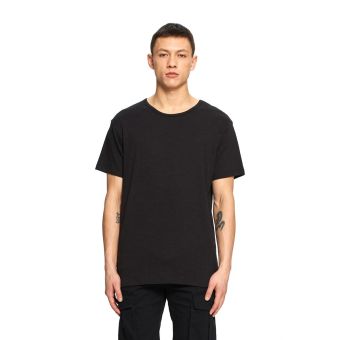 Kuwalla T-Shirt Coton Texturé en Noir