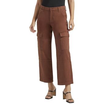 Silver Jeans Pantalons utilitaires Cargo en Brun