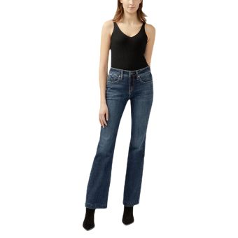 Silver Jeans Suki taille mi-haute à bootcut en stretch luxe en Indigo