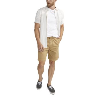 Silver Jeans Shorts essentiels en twill chino à enfiler en Bronzage