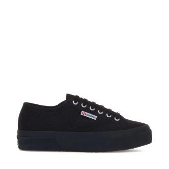 Superga 2740 Plateforme Baskets en Noir Complet