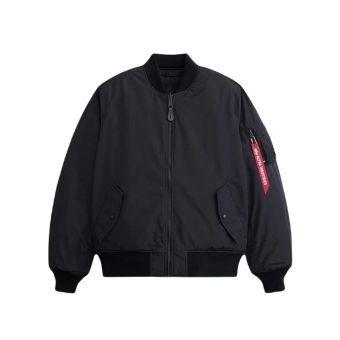 Alpha Industries Blouson bombardier matelassé réversible Onion MA-1 en Noir