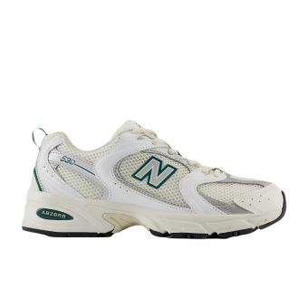 New Balance Unisexe 530 en Sel marin avec blanc et vert marais