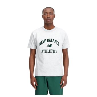 T-shirt graphique Athletics Varsity pour homme en Gris athlétique