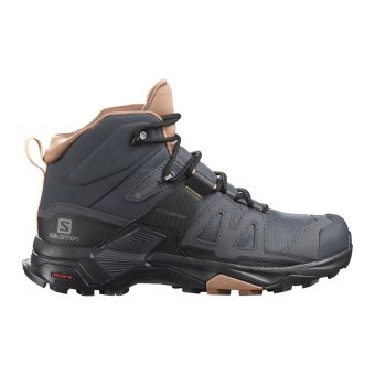 Salomon X Ultra 4 Mid Gore-Tex Chaussures de randonnée pour femme en Ebony/Mocha Mousse/Almond Cream